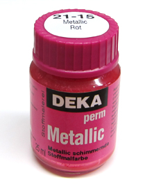 Textilfarbe Deka Perm Metallic rot